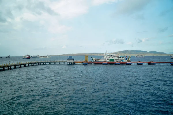 Bali Indonesia April 2020 Passenger Boats Prohibited Sailing April June — Stock Photo, Image