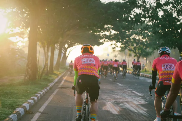 Lombok Indonesia Giugno 2020 Gara Ciclistica Sembalun Challenge Road Bike — Foto Stock