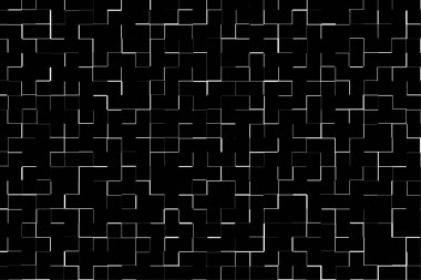 Siyah arkaplanda kare özeti