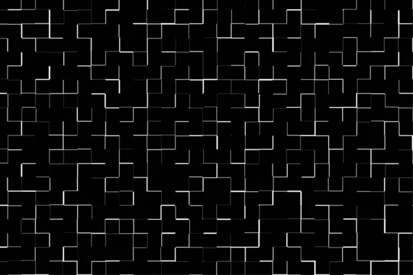 Siyah arkaplanda kare özeti