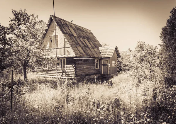 Старый Заброшенный Дом Лесу — стоковое фото
