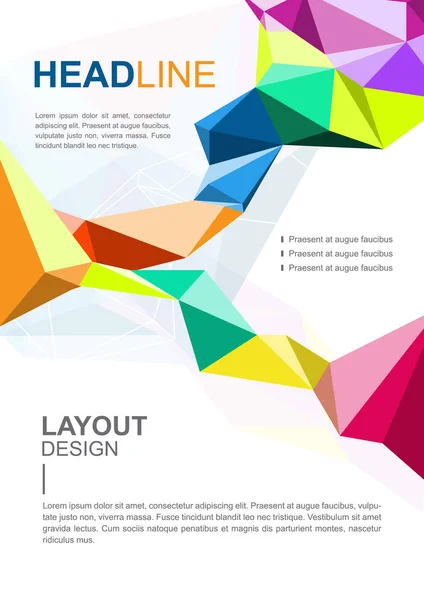 Vector brochure template ontwerp — Stockvector