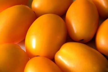 Taze portakal erik domates arka plan closeup