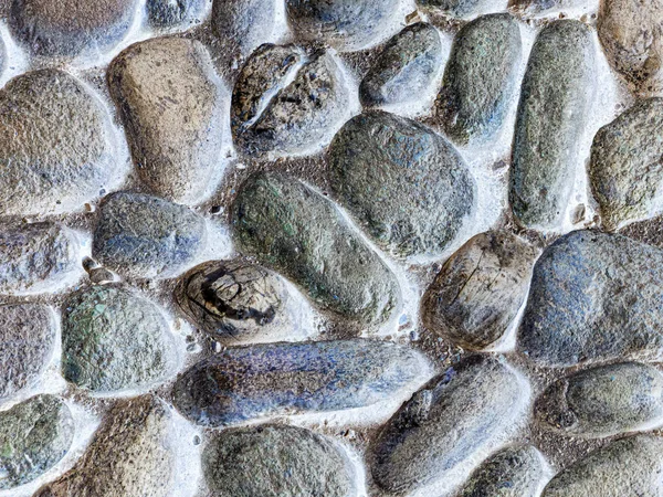 Каменный фон булыжника — стоковое фото