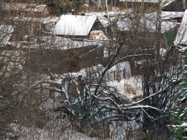 Kış kırsal arazisi