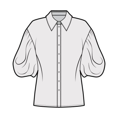 Dirsek kabartma kollu tişört tekniği, büyük beden, ön düğme bağları..