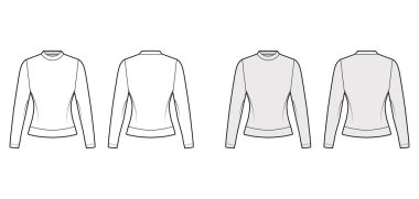 Pamuk-Terry sweatshirt, rahat formalı, yakalı, uzun kollu, uzun kollu... 