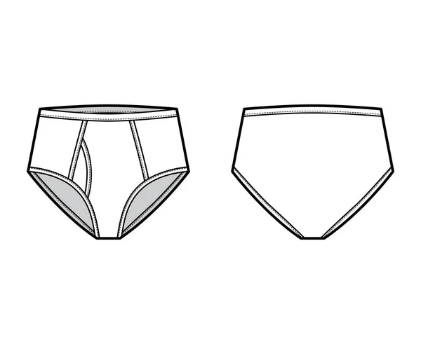 template crossover low rise underwear vector illustration flat design  outline clothing collection 33023289 Vector Art at Vecteezy