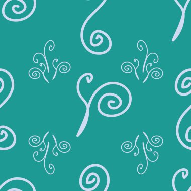 Garip karalama arkaplanı, kusursuz vektör yinelemesi