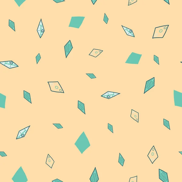 Gri arkaplanda deniz mavisi ile Doodle Uçurtma şekli Kusursuz Desenli Kılavuz el çizimi doodle biçimi illüstrasyonu
