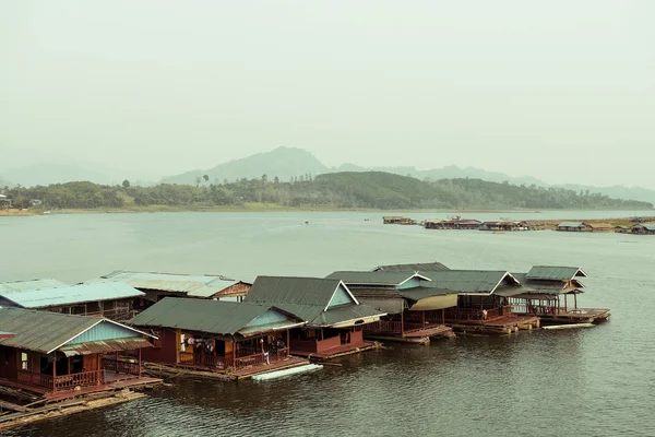 South East Asia Local Floating House — Stock Photo, Image