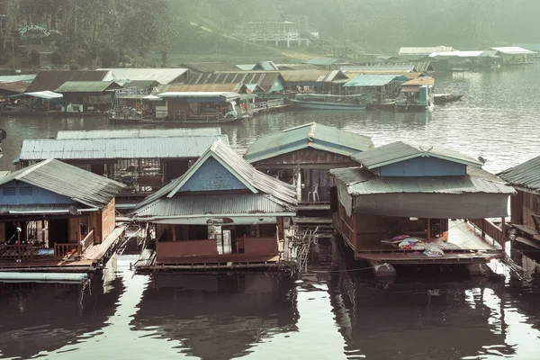 South East Asia Local Floating House — Stock Photo, Image