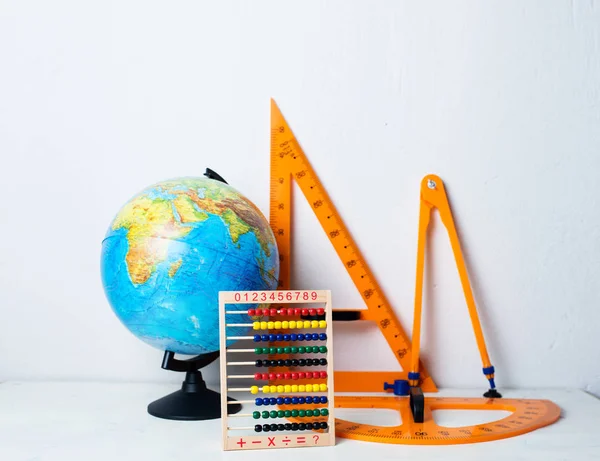 School Supplies School Concept Beginning School Year — Stock Photo, Image