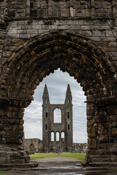 Saint Andrew's cathedral, ruined Roman Catholic cathedral in St Andrew, Fife, Scotland. — Stock Photo, Image