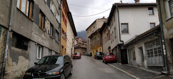 Sarajevo Bosnie Septembre 2019 Les Touristes Visitent Sebilj Les Rues — Photo