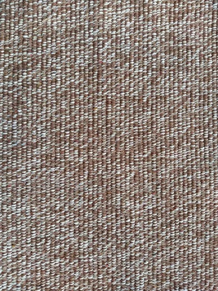 Zbliżenie Tekstury Tkaniny Tło Tkanina Grubej Bawełny Białej Beżowej Brązowej — Zdjęcie stockowe