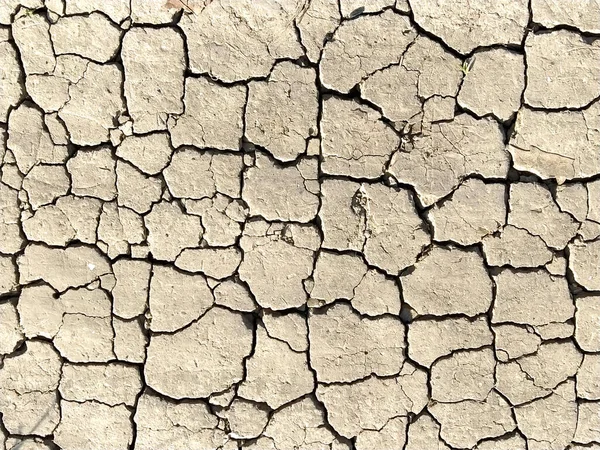 Struttura Desertica Ottimo Come Sfondo Terra Crepa Secca Sabbia Fessure — Foto Stock