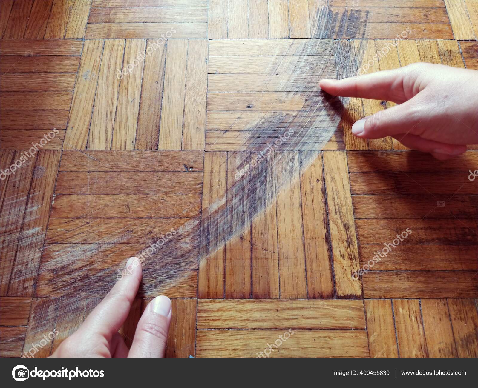 Old Scratched Parquet Flooring Needs, How To Repair Scratched Vinyl Wood Flooring