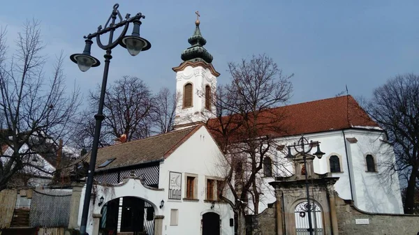 Szentendre Budapest Ungarn März 2020 Alte Straßen Von Saint Endre — Stockfoto