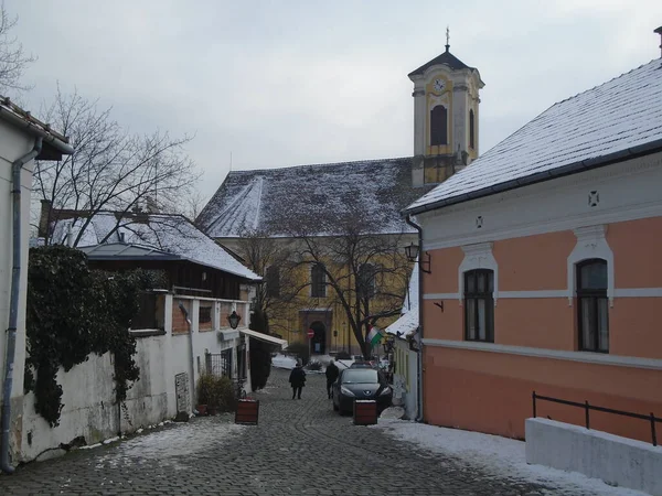 Szentendre Budapeste Hungria Março 2020 Ruas Antigas Saint Endre Szentendre — Fotografia de Stock