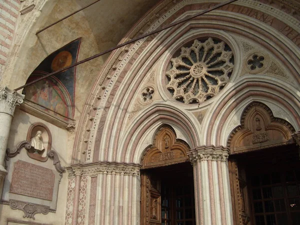 Asyż Włochy Grudnia 2020 Wejście Kościoła San Francesco Asyżu Bazyliki — Zdjęcie stockowe