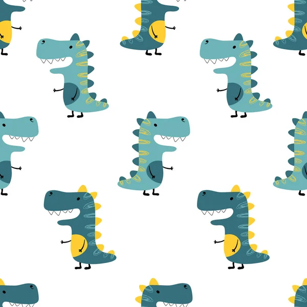 Dino pattern scandinavian Vector Graphics