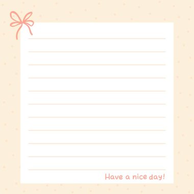 Şirin kawaii kare vektör çerçevesi. Çizgi film karalama stili. Kırtasiye malzemeleri için mükemmel, notlar için tasarım çıkartmaları, defter kağıtları, sosyal ağlar için gönderiler. Pastel paleti