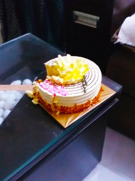 Tårta Till Min Födelsedag — Stockfoto