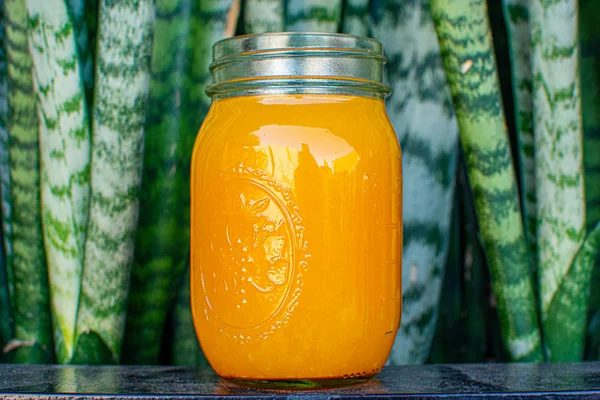 Suco de laranja para brunch — Fotografia de Stock