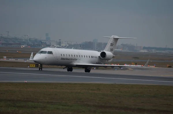 Aereo All Aeroporto Vicino Esso — Foto Stock