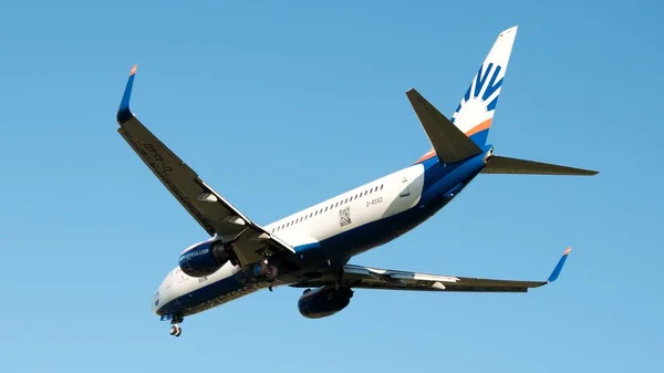 Avião Aeroporto Perto Dele — Fotografia de Stock