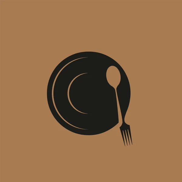 Restaurant Menupictogram Symbool — Stockvector