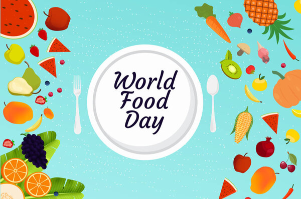 The world food day background 2