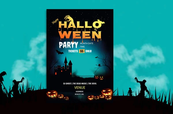 Flyer Halloween 1 — Image vectorielle