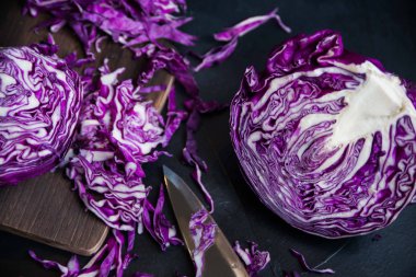 rendelenmiş kırmızı lahana