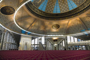 Aymani Kadyrova Camii iç Argun, Çeçenistan, Rusya Federasyonu