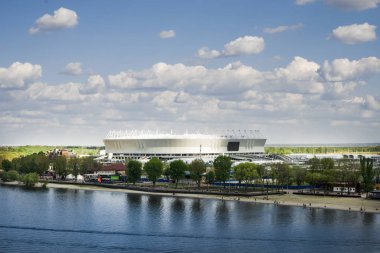 Rostov-on-Don, Rusya - Mayıs, 2019: Rostov Arena Futbol Stadyumu