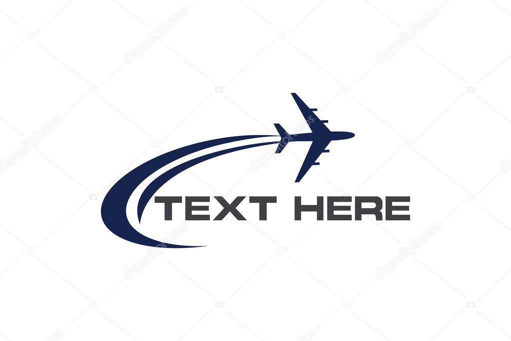 Airplane icon vector illustration design Logo Template, Airplane company logo, Traveling Logo, Airplane - vector logo template concept illustration. Aircraft sign for transportation or travel company. Flight plane. Airplane logotype, Flying club,