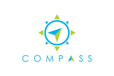 Creative Compass Concept Logo Design Template,Compass logo tasarım şablonu, Pusula Logo Şablonu vektör simgesi illüstrasyon tasarımı, basit pusula vektör logosu tasarım illüstrasyon şablonu, pusula macera logosu simgesi vektör şablonu