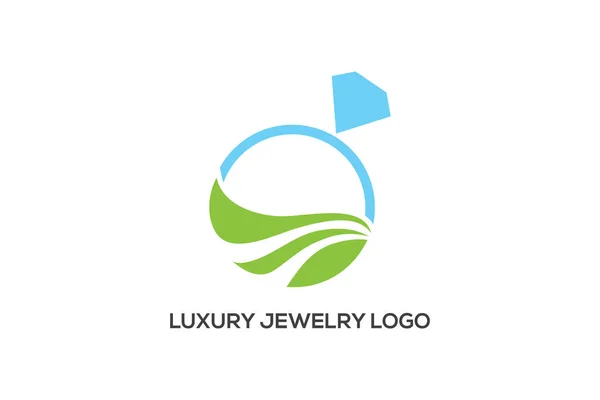 Icono Ilustración Plantilla Vector Logotipo Diamante Anillos Boda Con Icono — Vector de stock