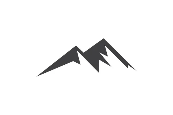 ベクトル山とアウトドアアドベンチャーロゴ マウンテンロゴテンプレート ミニマリストランドスケープヒルズ マウンテンピークベクトルロゴデザイン ミニマリストランドスケープマウンテンロゴデザインインスピレーション 山のロゴデザイン 川のロゴテンプレートを持つ山々 — ストックベクタ