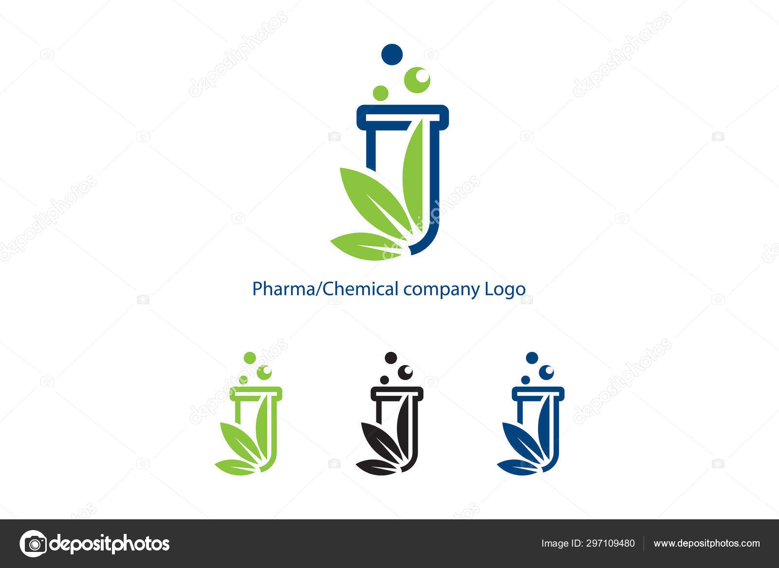 Vektor Eco Lab Leaf Bottle Lab Logo Design Template Logo Stock