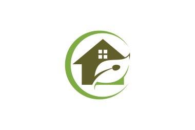 Food House, Restoran Logo Şablonu, Ev Gıda logo tasarım şablonu, Organik gıda logosu tasarım konsepti, Vektör illüstrasyon, ev mutfak konsept logosu. Vektör pişirme logo tasarım şablonu, Ev gıda logosu tasarım şablonu. Vektör çizimi