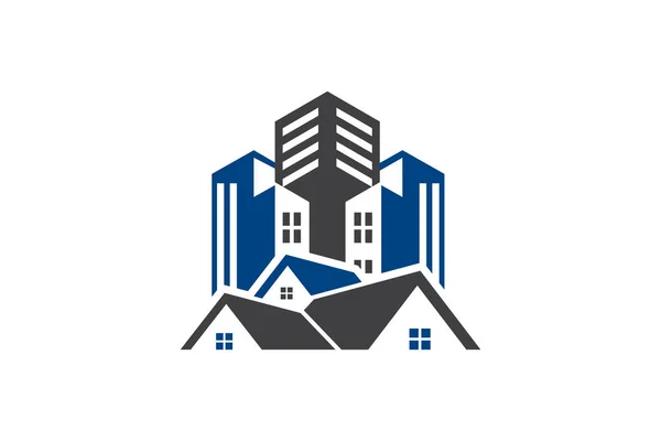 gayrimenkul vektör logo tasarımı, eko gayrimenkul logosu, Ağaç gayrimenkul logosu ile, bina logo tasarımı, gayrimenkul vektör logo şablonu, Logo bir özellik için, Soyut ev logosu, Gökdelenler, ev veya ev logosu tasarımı ile Bina Emlak Logosu,