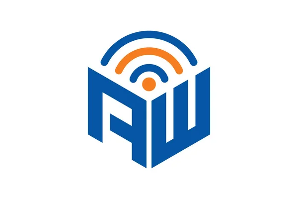 Streszczenie Wielokątne Logo Logo Litera Wielokątne Logo Śpiewać Symbol Początkowy — Wektor stockowy