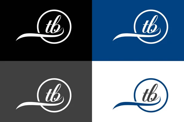 birden fazla arka plan, Tb Logo, Tb İlk logosu üzerinde ilk küçük harf Tb yuvarlak logo. Tb monogram logo, Tb Harf işareti logo tasarımı, Tb İlk el yazısı logo vektör şablonu, Lüks minimalist zarif sofistike Baş harfleri harfler Tb 