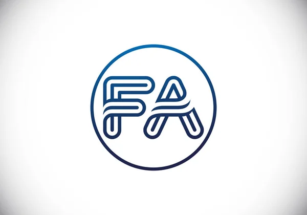 Baş Monogram Logo Tasarım Vektör Şablonu Harf Logosu Tasarımı — Stok Vektör