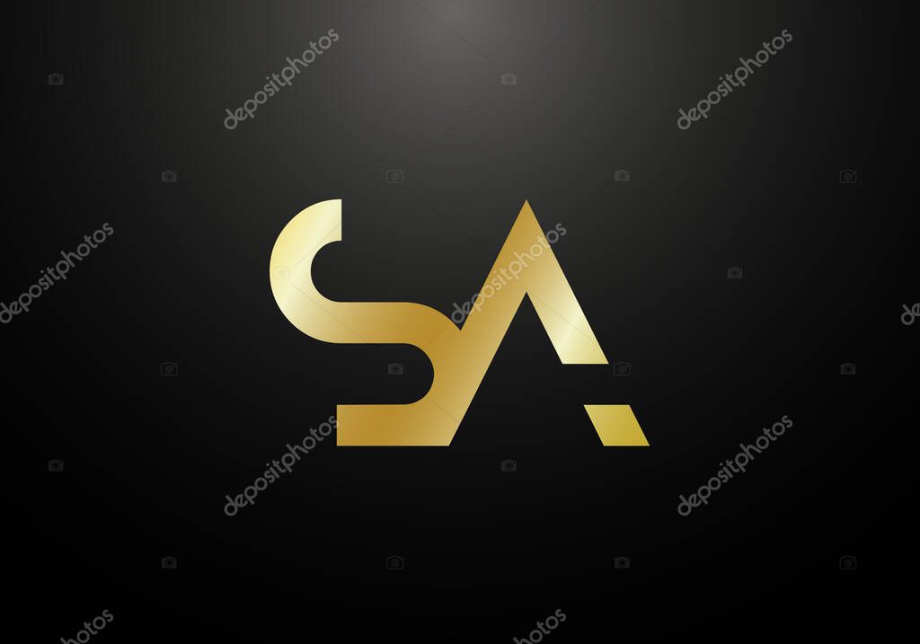 Initial Monogram Letter S A Logo Design Vector Template S A Letter Logo Design Larastock