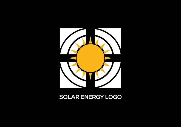 Diseño Logotipo Sol Creativo Abstracto Logotipo Sol Verano Símbolo Signo — Vector de stock