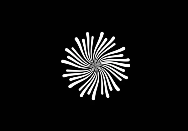 Abstrakte Kreative Sonne Logo Design Sommersonne Logo Sunburst Symbol Zeichen — Stockvektor